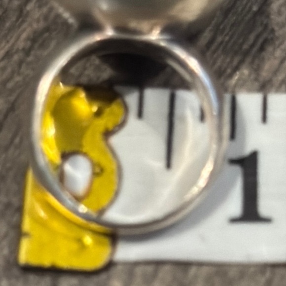 Authentic Tous designer 925 Sterling silver onyx ring - Picture 5 of 6